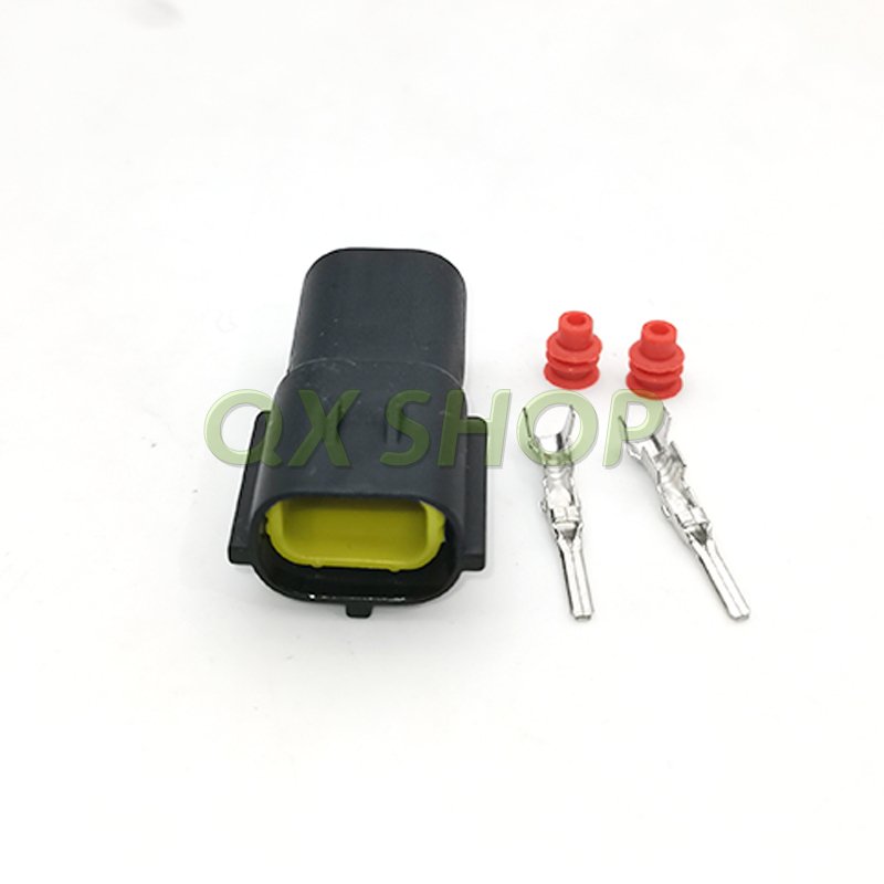 

1 компл. 2-контактный разъем для экскаватора, для Sany, Hyundai, KOBELCO SK75 200 250 300 350, разъем для электромагнитного клапана 174354-2 174352-2