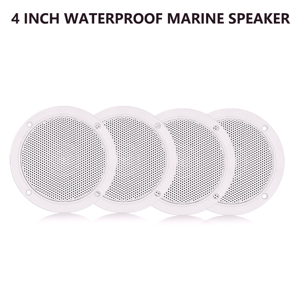 

2 пары 120W 4 inch морских колонки двойной полный спектр Водонепроницаемый лодка музыкальные колонки для яхт ATV грузовик гольф-кары в байкерском стиле