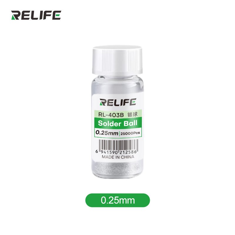 

RELIFE RL-403B Шарики для реболлинга 0,2-0,65 мм