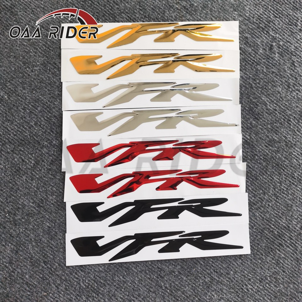 

Для Honda VFR 400 700 750 800 1200 3D наклейки наклейка на бак графический коврик логотип значок эмблема обтекатель мотоцикла этикетка гоночные наклейки