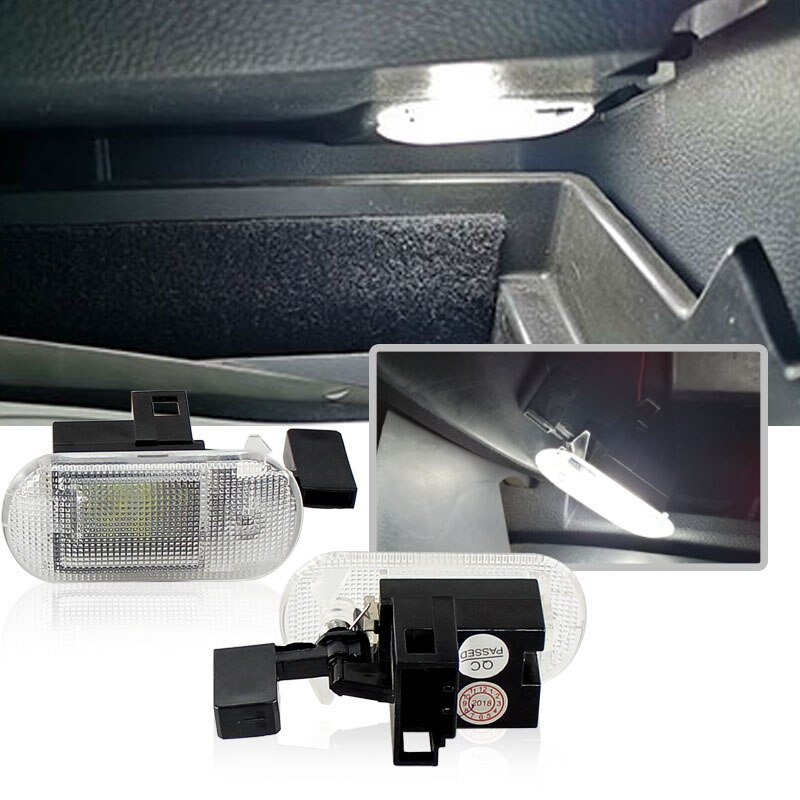 

2 шт., бардачок для хранения, лампа для Volkswagen VW Golf Jetta MK4 Bora Touran Touareg Caddy 1J0 947 301 1J 0947301