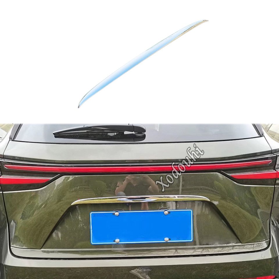 

Хромированные накладки на заднюю крышку багажника из АБС-пластика для Lexus NX 250 260 350h 350 F 2022 2023 2024, внешние аксессуары, наклейки, 1 шт.