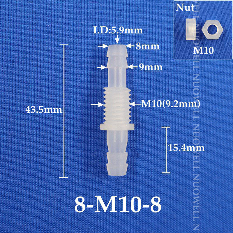

Соединители для труб PP M6~M10 для аквариума
