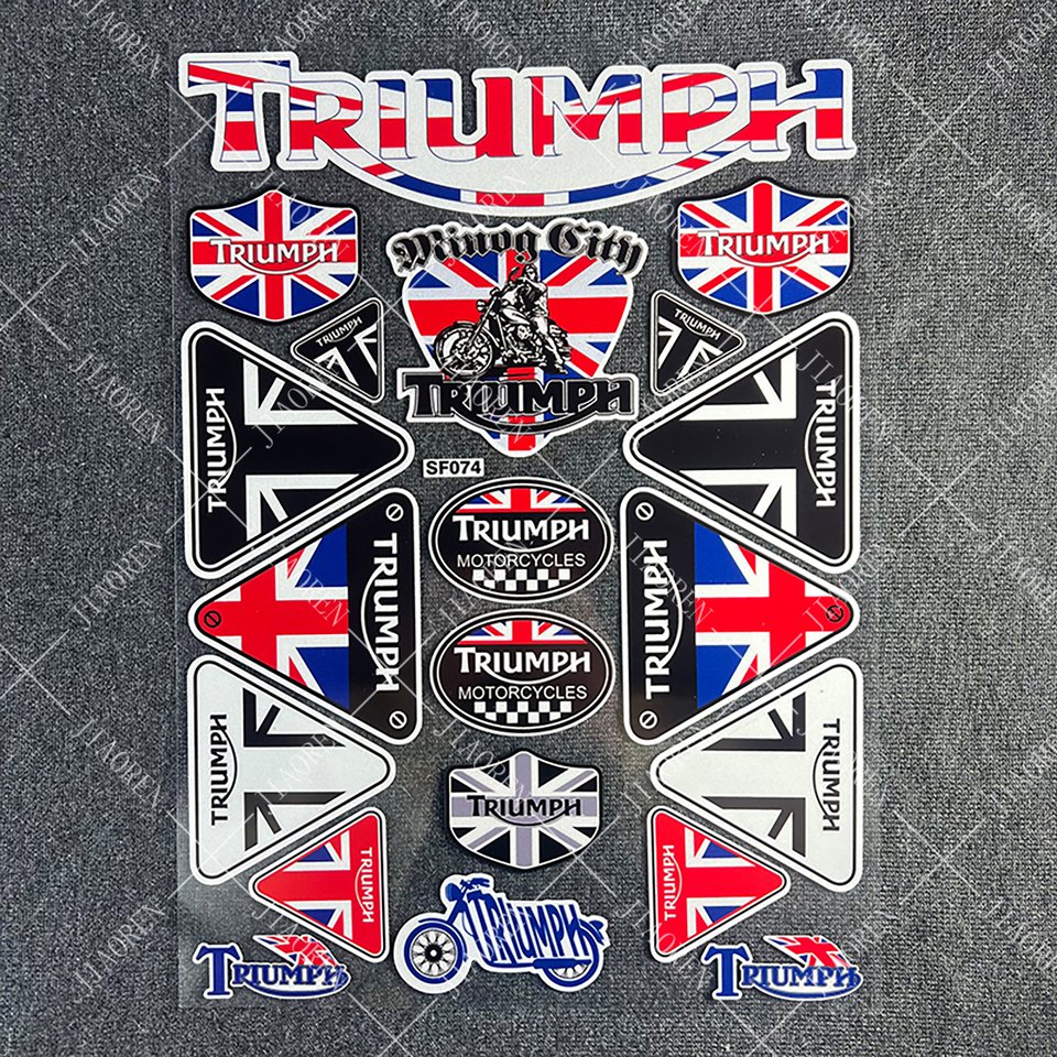 

Светоотражающие наклейки Triumph с логотипом мотоцикла