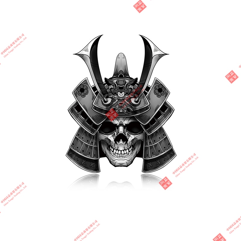 

Япония Demon Ghost Samurai автомобильные наклейки череп Праджня авто топливный бак Hannya наклейка виниловая форма ноутбука автомобильная наклейка украшение для ноутбука