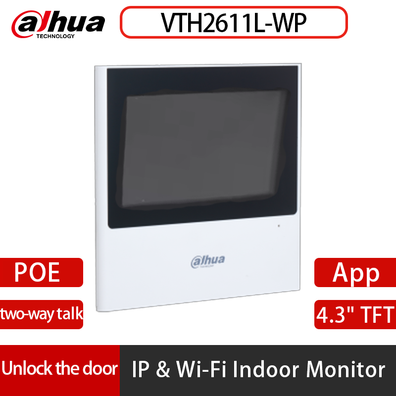 

Dahua VTH2611L-WP 4,3-дюймовый видеодомофон