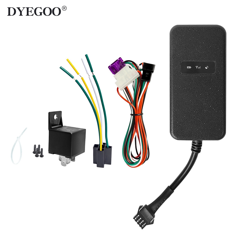 

DYEGOO GT003 автомобильный мотоцикл GPS трекер водостойкая вибрация зажигание GEO забор сигнализация превышения скорости Andorid IOS приложение