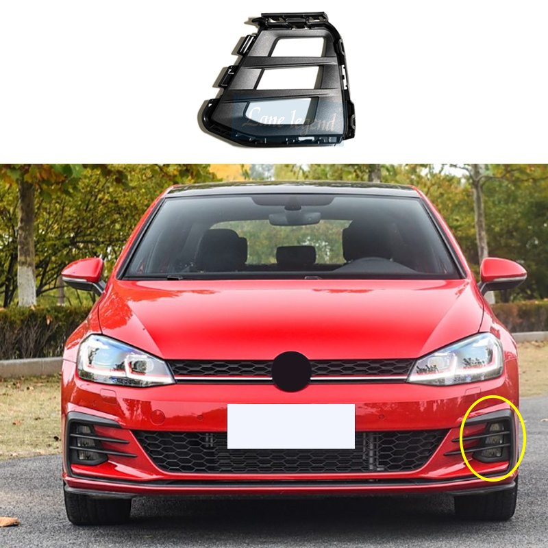 

Высококачественный передний бампер, рамка противотуманной фары, крышка для Volkswagen VW Golf 7.5 GTI 2017 2018 2019, рамка передней противотуманной фары