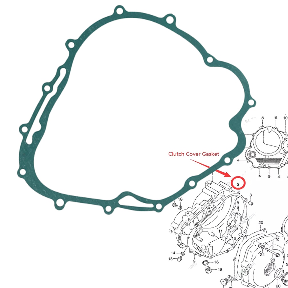 

Прокладка крышки сцепления мотоцикла для Suzuki DR250 SES 1990-1995 DR350 S SE SET 1990-1999 11482-14D03