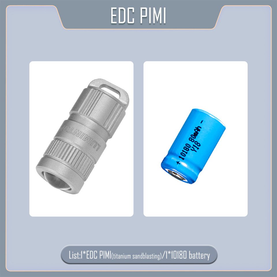 

LUMINTOP EDC PIMI титановый фонарик 100 люмен
