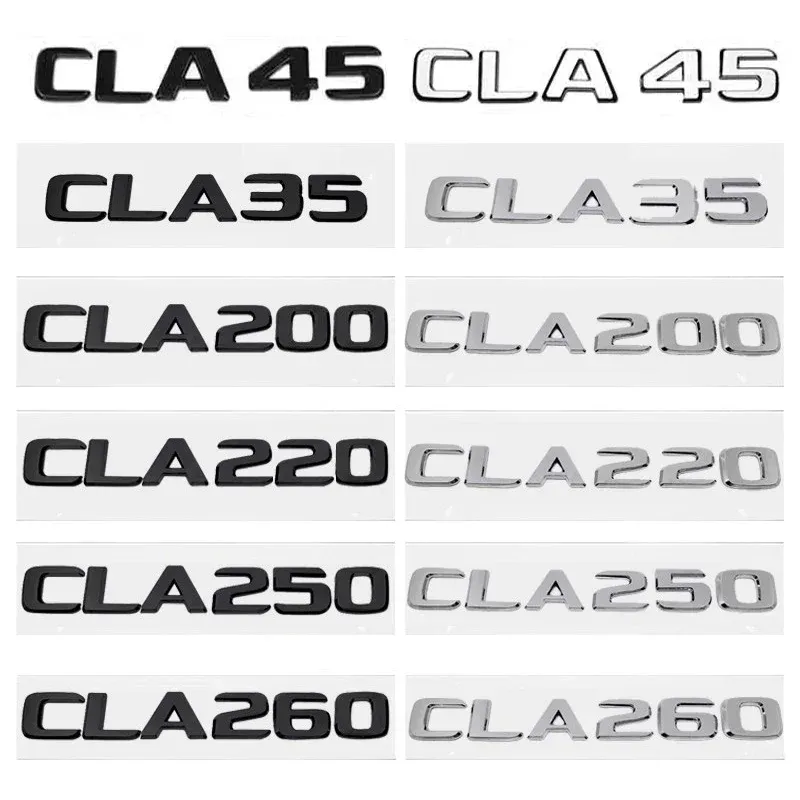

Значок-эмблема для багажника автомобиля, наклейка для Mercedes Benz CLA Class CLA35, CLA45, кла260, кла200, кла180, 250, кла220