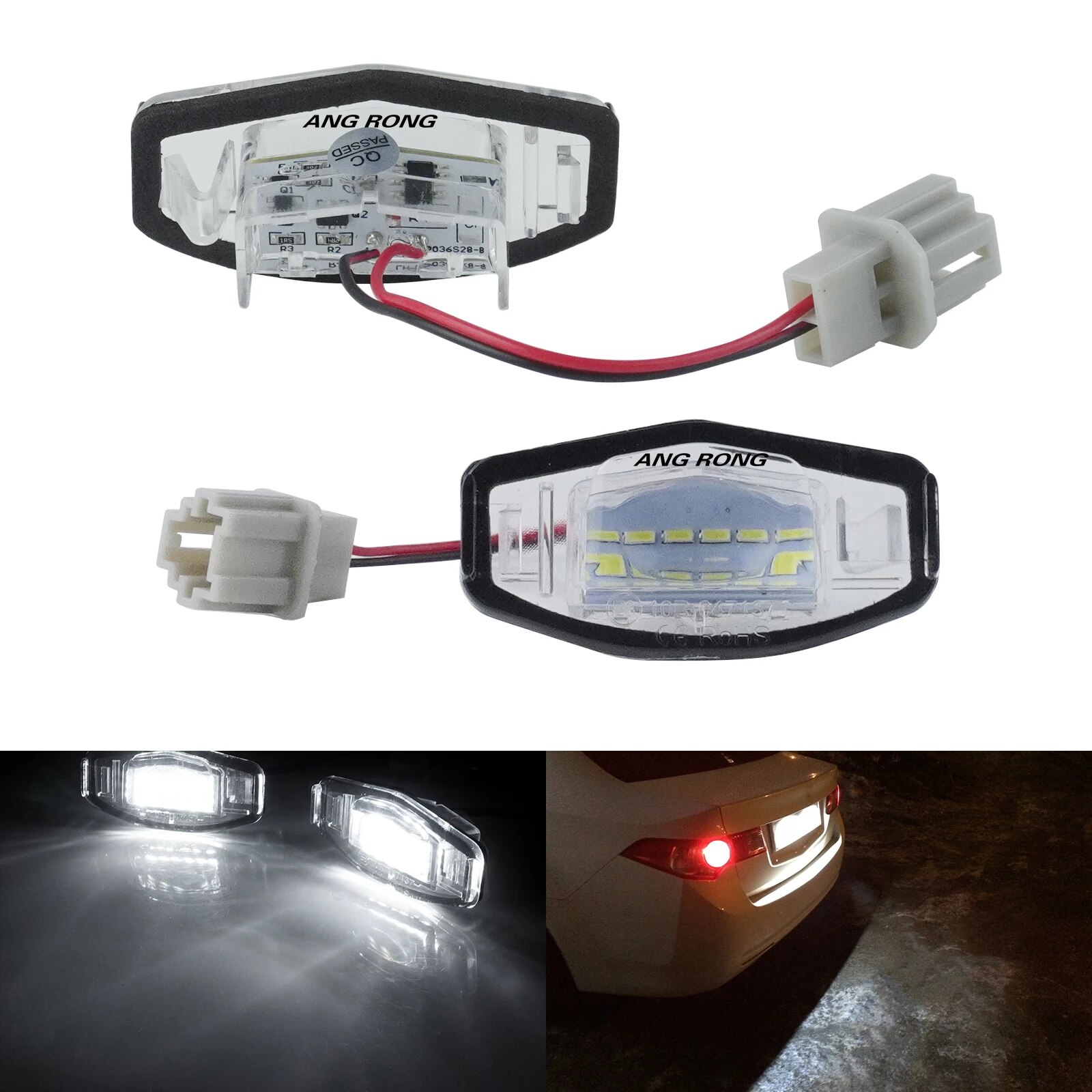 

Светодиодные Фонари Номерного Знака Белого Цвета Для Honda Civic 01-15 Accord 03-17 Odyssey 00-04 Pilot Acura MDX RL TSX RDX ...
