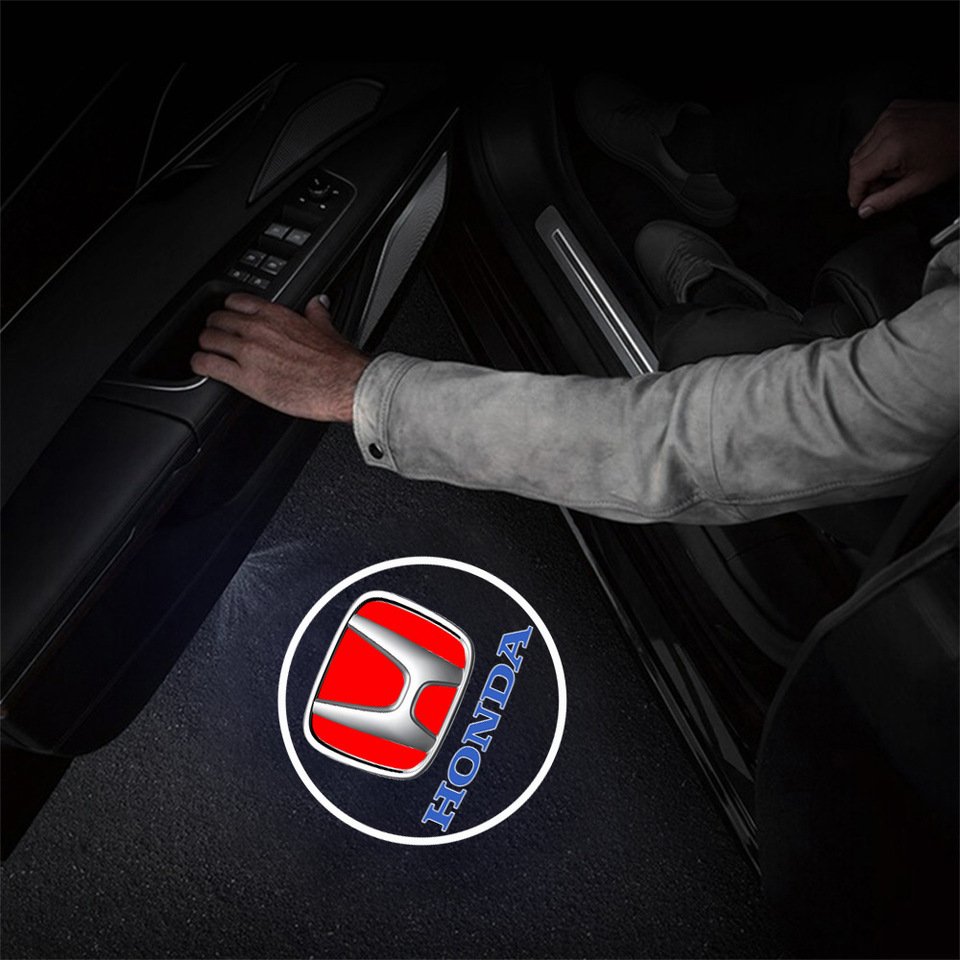 

Дверь автомобиля HD Добро пожаловать Беспроводной проектор Индукционная лампа для Honda Jazz Fit Avancier Crv Accord VTEC City Prelude Mugen Power