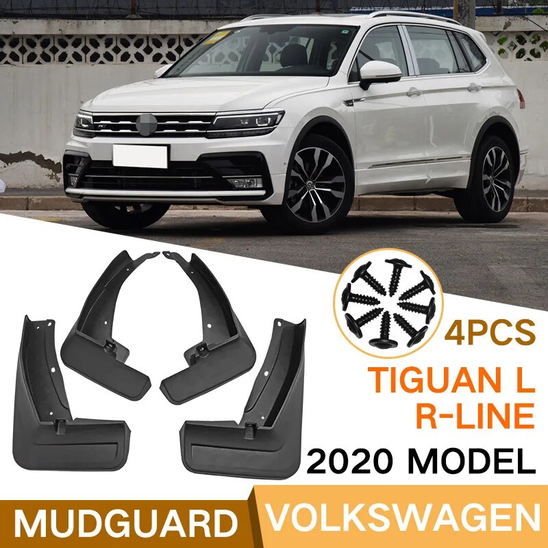 

Брызговики для VW Volkswagen Tiguan L R-Line 2018-2020, брызговики, брызговики, аксессуары для внешнего применения