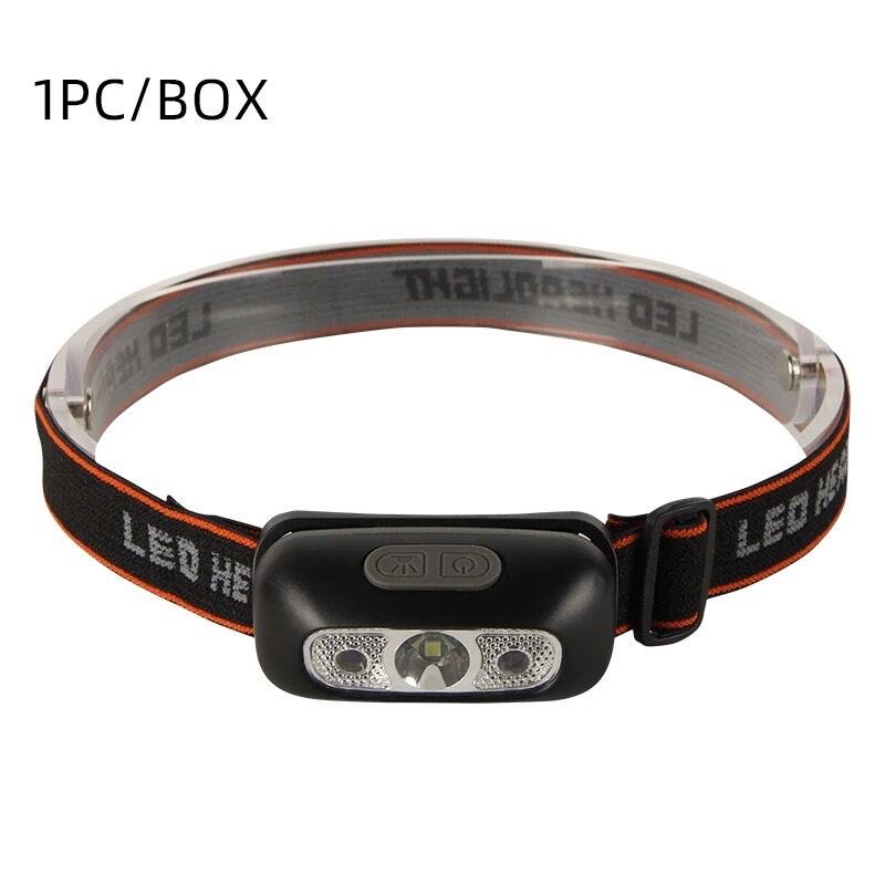 

Налобный фонарь с датчиком движения USB rechargeable