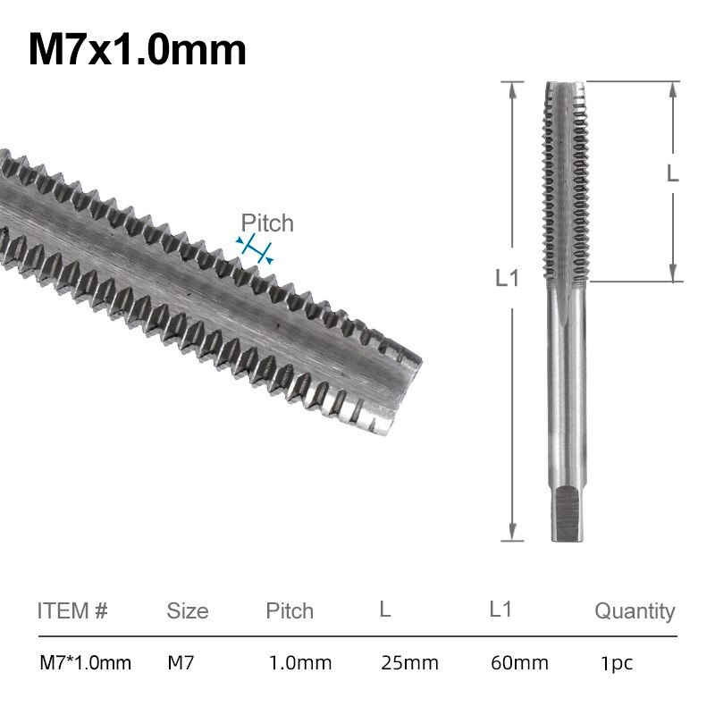 

Ручной метчик xcan M3 M3.5 M4 M5 M6 M7 M8 M10 M12 M14