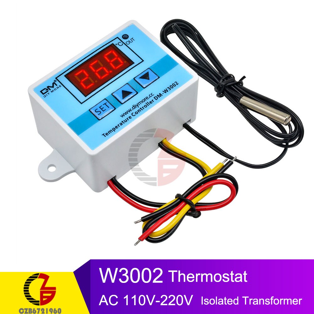 

Цифровой терморегулятор diymore W3001/W3002