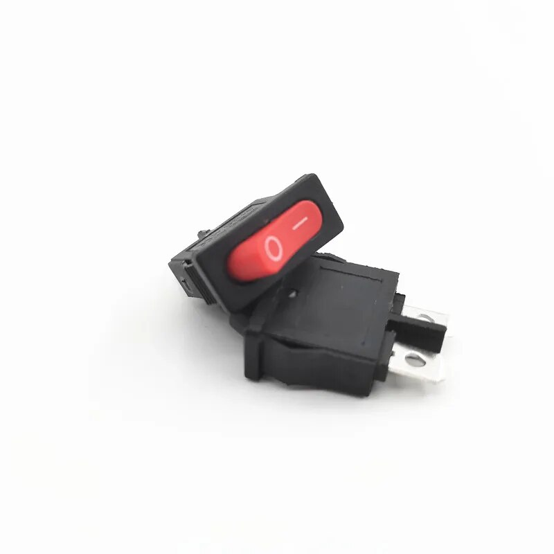

5 шт. KCD1-110 10x22 мм черный супер тонкий Кулисный Переключатель NO/OFF 2 Pin Малый инструмент Мощность переключатель