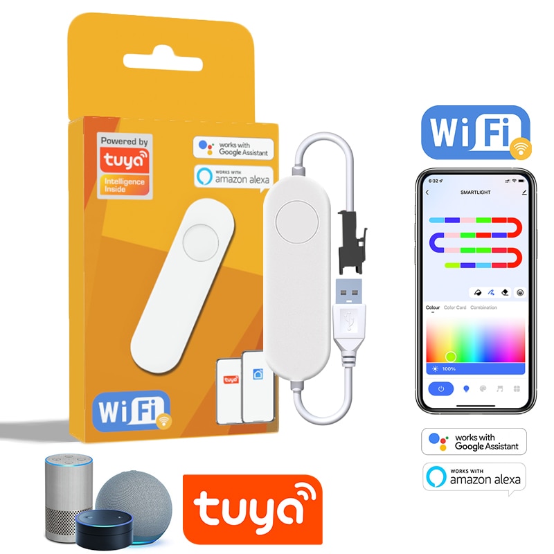 

TUYA RGBIC контроллер 12-24В