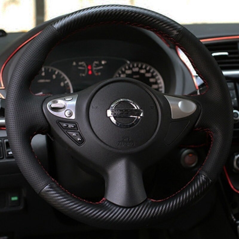 

Настроить DIY Автомобиль Руль Крышка Нескользящая Искусственная Кожа Для Nissan Juke Maxima 2009-2014 Автомобильные аксессуары