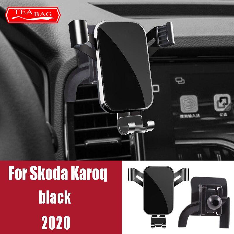 

Автомобильный держатель для мобильный телефон, для Skoda Kodiaq, Karoq, Kamiq 2017, 2020, GPS, с креплением на вентиляционное отверстие, с защелкой