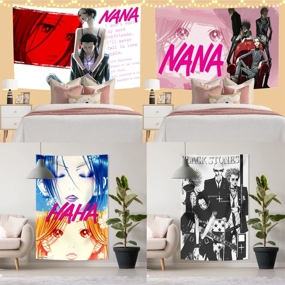 

Японский аниме гобелен NANA 3x5ft