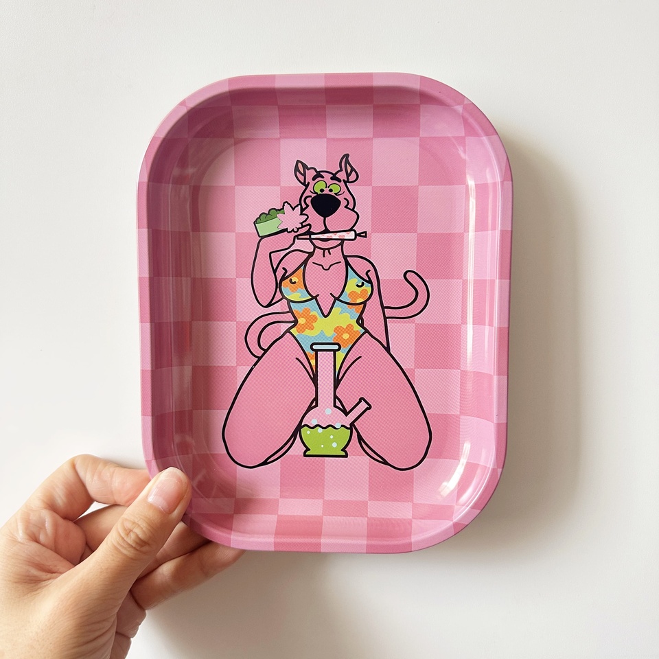 

PUFFME Роллинг трей Pink Heart Aesthetic
