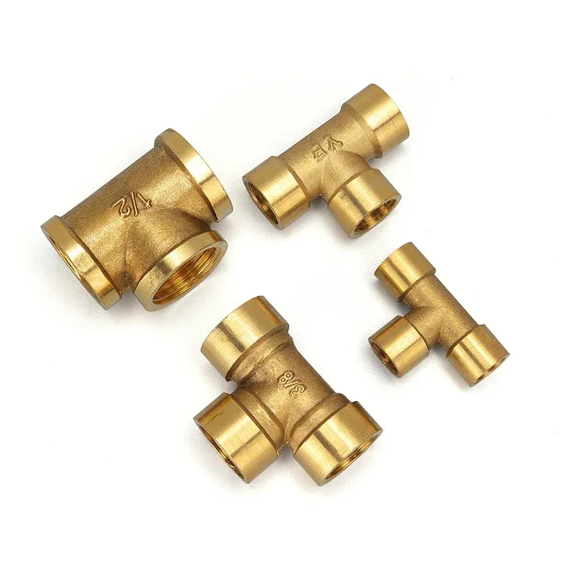 

Латунный тройник для труб 1/8"-1"