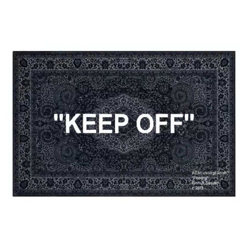 

YTENGZ KEEP OFF Белый Черный Пушистый Ковер