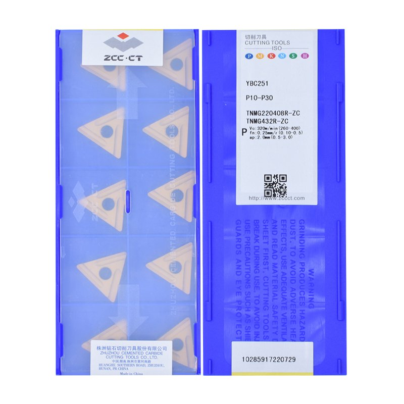 

Оригинальный ZCCCT TNMG 220408 Твердосплавная пластина R-C YBC251 для режущих инструментов с ЧПУ