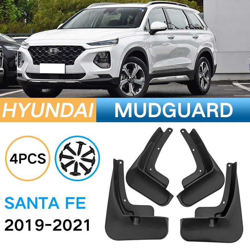 

Брызговики MIHAYO для Hyundai Santa Fe 2019-2021, 4 шт.