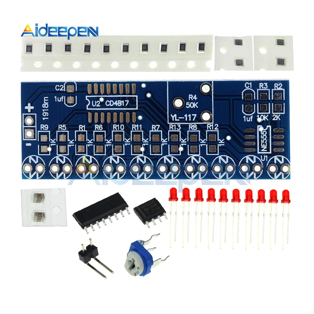 

Драйвер NE555 CD4017 Aideepen для ходовых огней