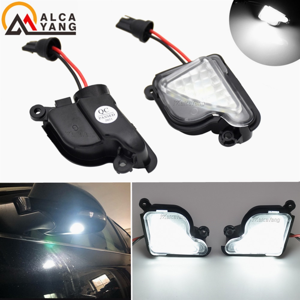 

2 шт. Canbus белый светодиодный светильник под боковым зеркалом для skoda Octavia Mk3 5E 2012-2017 Superb 2 Octavia 3