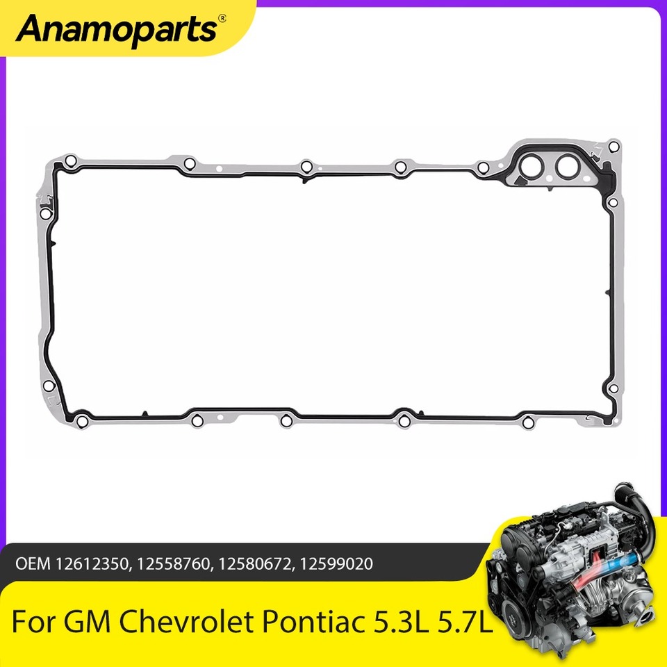 

Детали двигателя Прокладка масляного поддона подходит для GM Chevrolet Pontiac LS1 LS2 LS3 LM7 LQ4 LQ9 5.3L 5.7L 6.0L 12612350 1997-2019