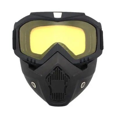 

Солнцезащитные очки UV400 для мотокросса, ветрозащитные очки для езды на велосипеде, лыж с маской для рта, защита от ультрафиолета, велосипедный мотоциклетный шлем, маска