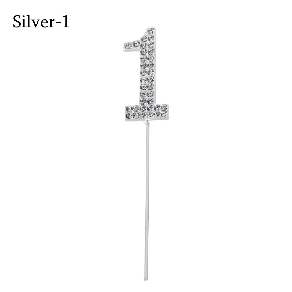 

Золотой топпер для торта цифра 0-9