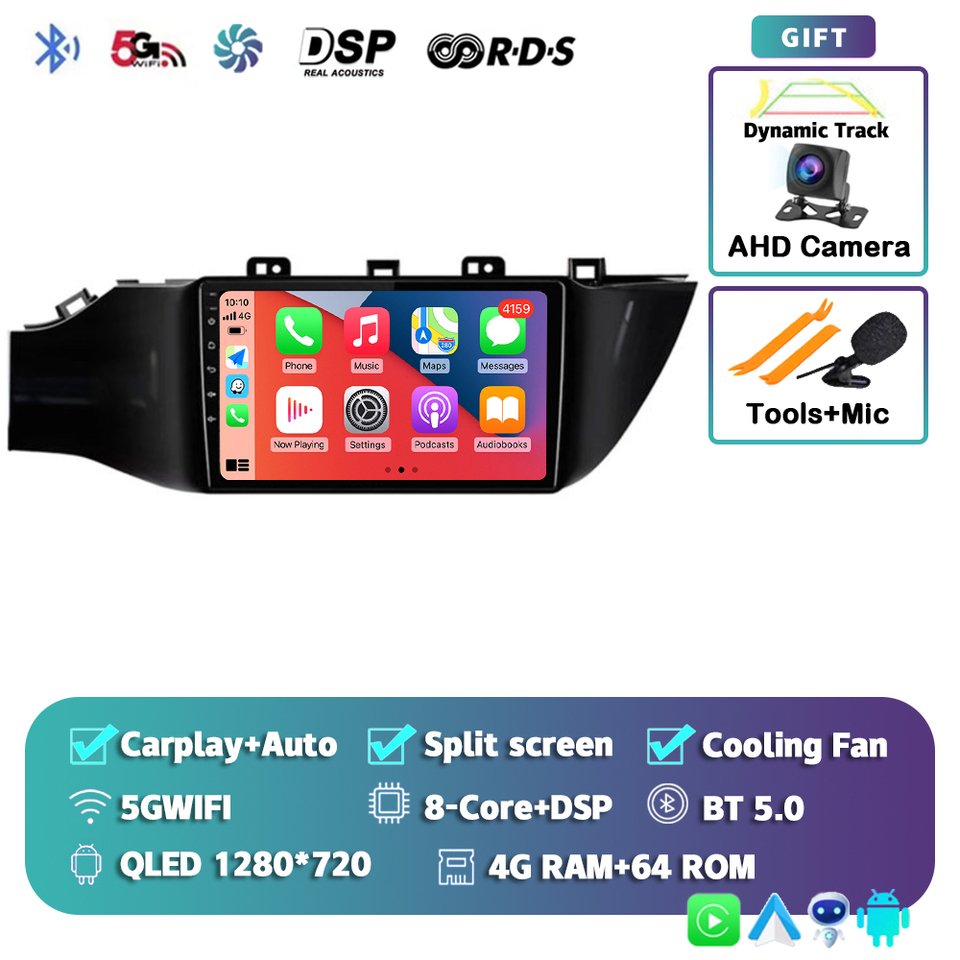 

Автомобильный радиоприемник Android 14 для KIA RIO 4 IV FB X-line 3 2011-2016 2017 2018 2020-2021, мультимедийный плеер, GPS-навигация, стерео 2Din 4G