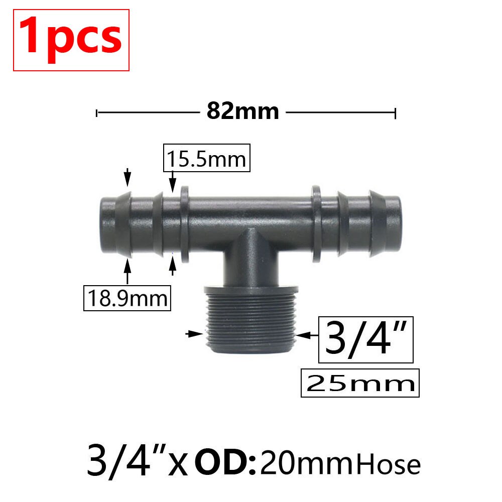 

Разветвитель шланга KWZL 1/2 3/4", черный, пластик