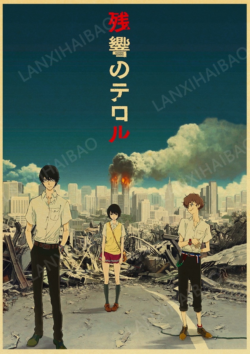 

Настенная наклейка Zankyou No Terror in Resonance lanxihaibao