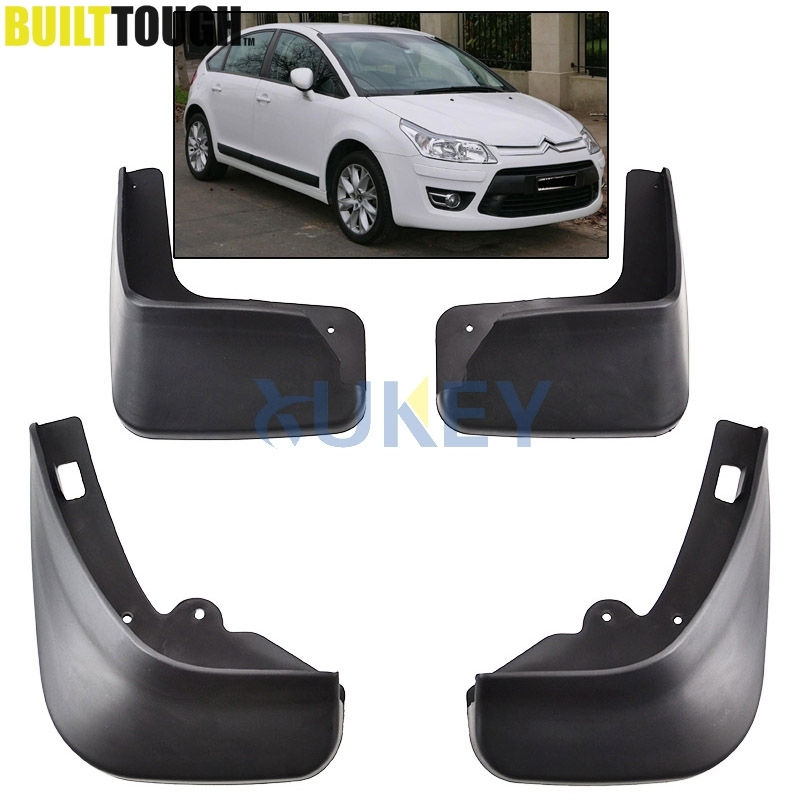 

Аксессуары, пригодные для Citroen C4 2004 ~ 2010 хэтчбек, брызговик, брызговик 2005 2006 2007 с логотипом