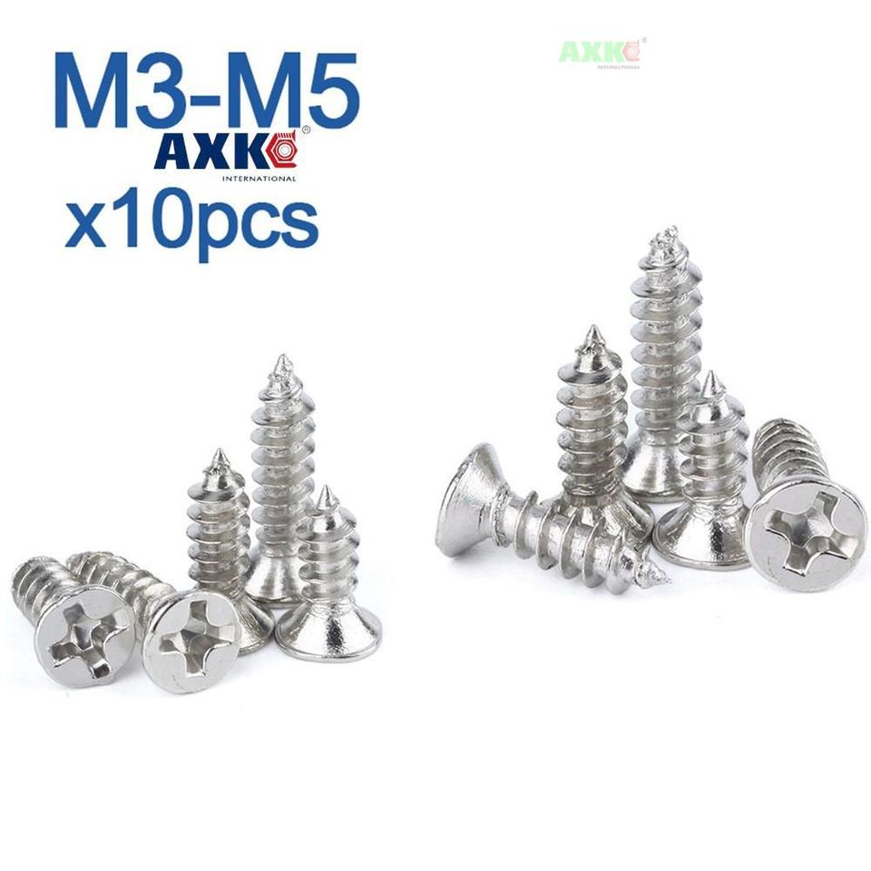 

Саморезы AXK мини из нержавеющей стали 304 10 шт.