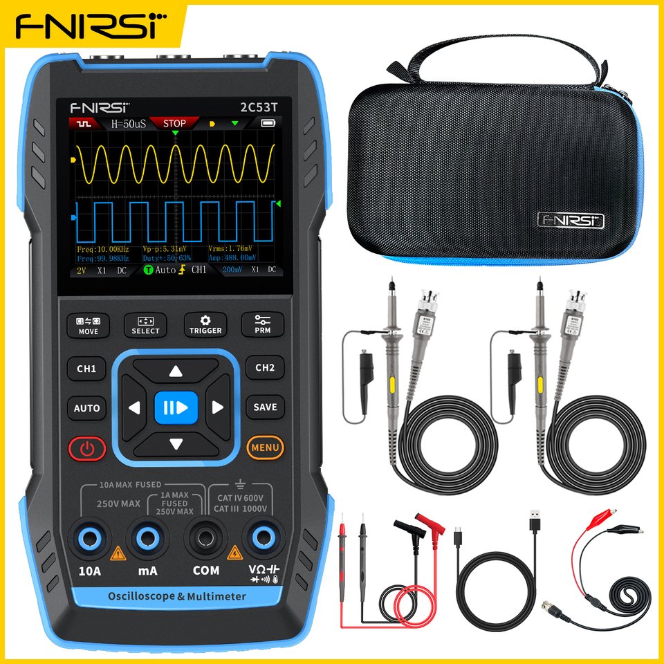 

FNIRSI 2C53T Цифровой осциллограф