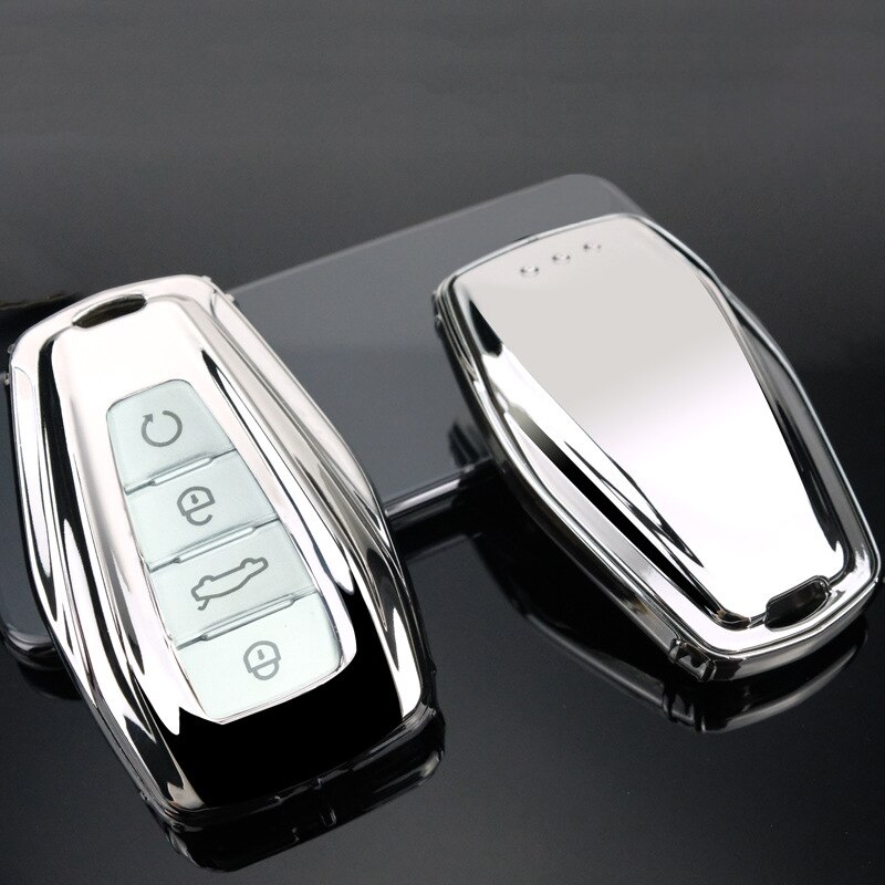 

Чехол для автомобильного пульта дистанционного управления Geely Coolray 2019-2020, мягкий ТПУ, 4 кнопки