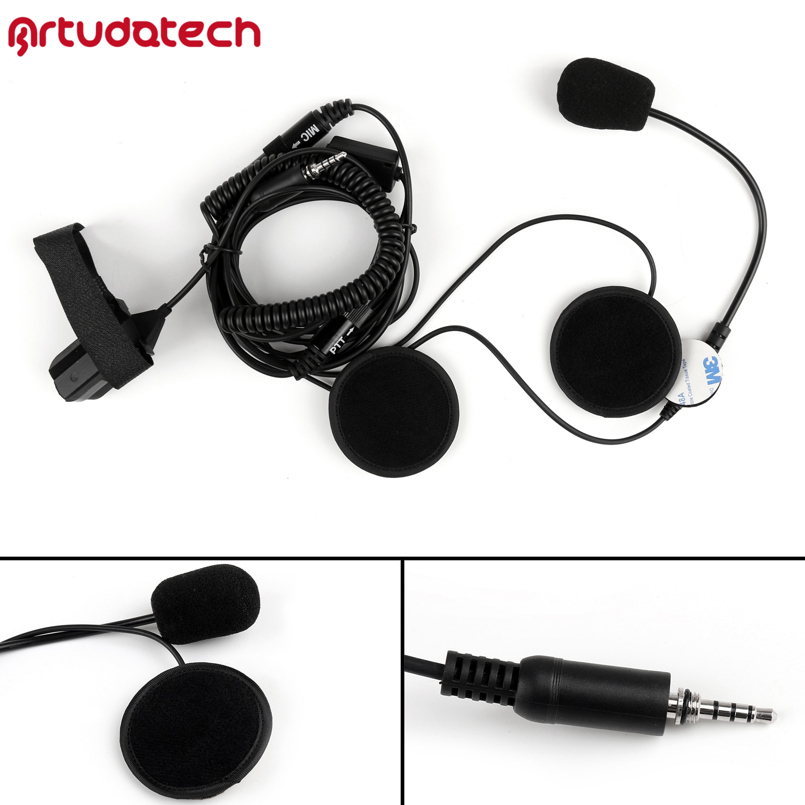 

Artudatech для Yaesu YAESU VX-7R VX-6R шлем тактическая гарнитура для гонок на мотоциклах PTT
