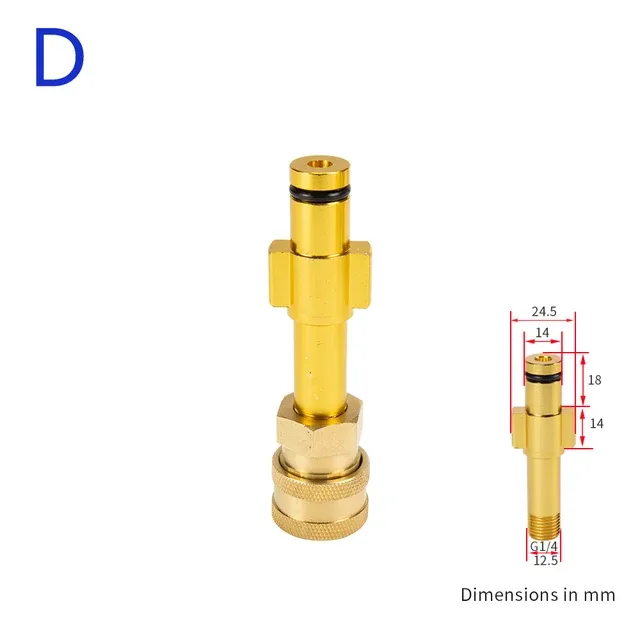 

Быстроразъемный соединитель для мойки высокого давления 1/4", XMSJ