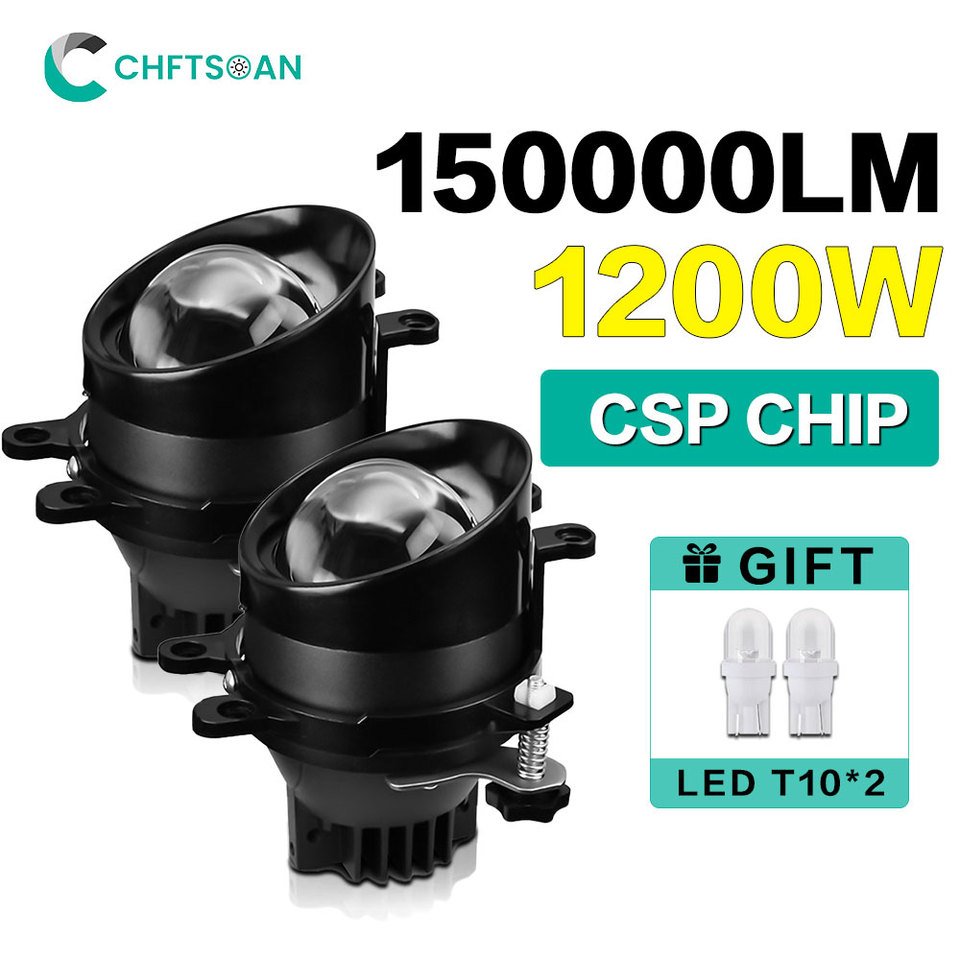 

Проектор для автомобиля Chftsoan, лампа для противотуманной фары, 1200 Вт, 5500 лм, K, автомобильная противотуманная фара для Toyota, 32 в