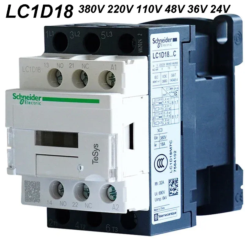 

Контактор Schneider LC1D18 3P 18A
