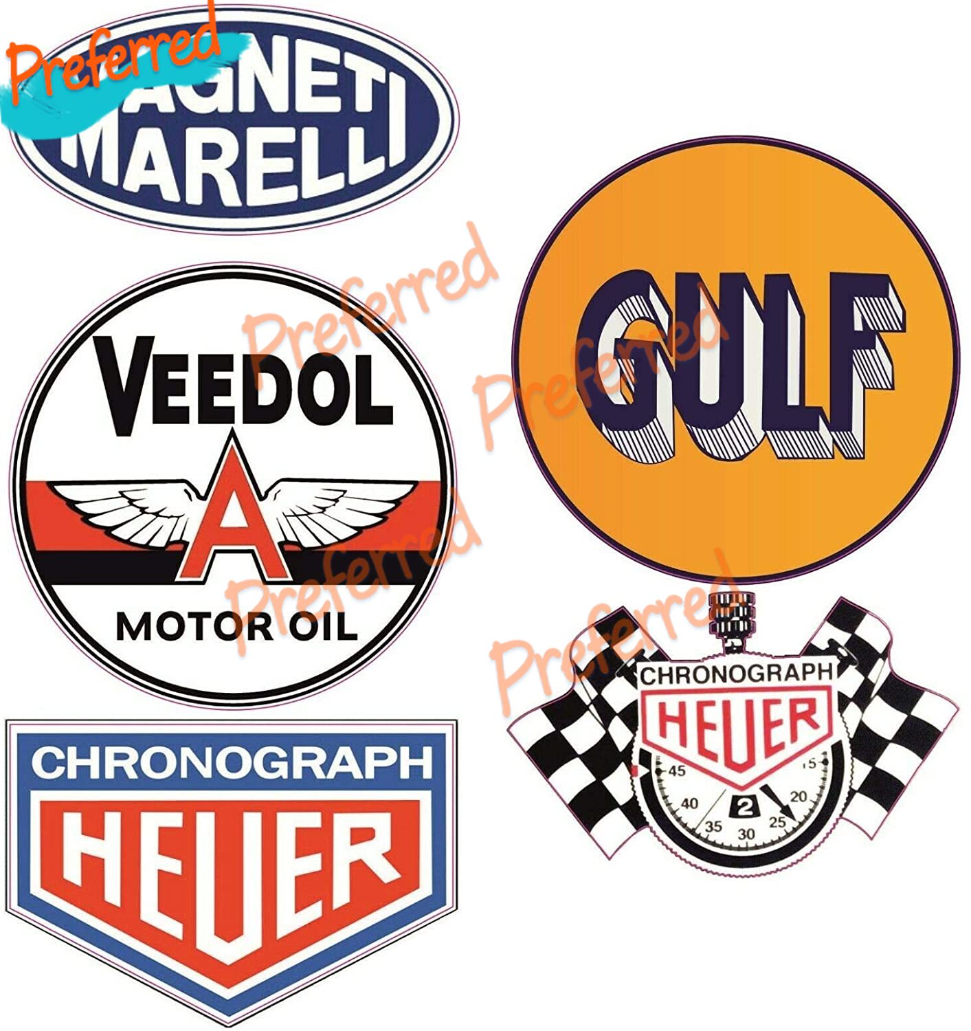 

Наклейка Oil Rally Racing Gulf Racing винтажная ретро тюнинговая наклейка для автомобиля V8 Oldschool Rust Esso STP Champion Pennzoil