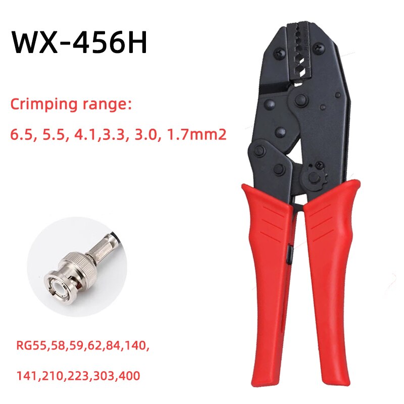 

Клещи для обжима коаксиального кабеля Lekon WX-H456 с инструментом для зачистки WX-332