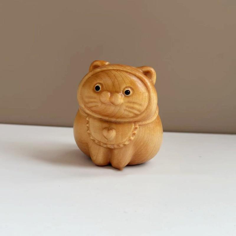 

Деревянные фигурки кота счастья Lucky Fat Cat
